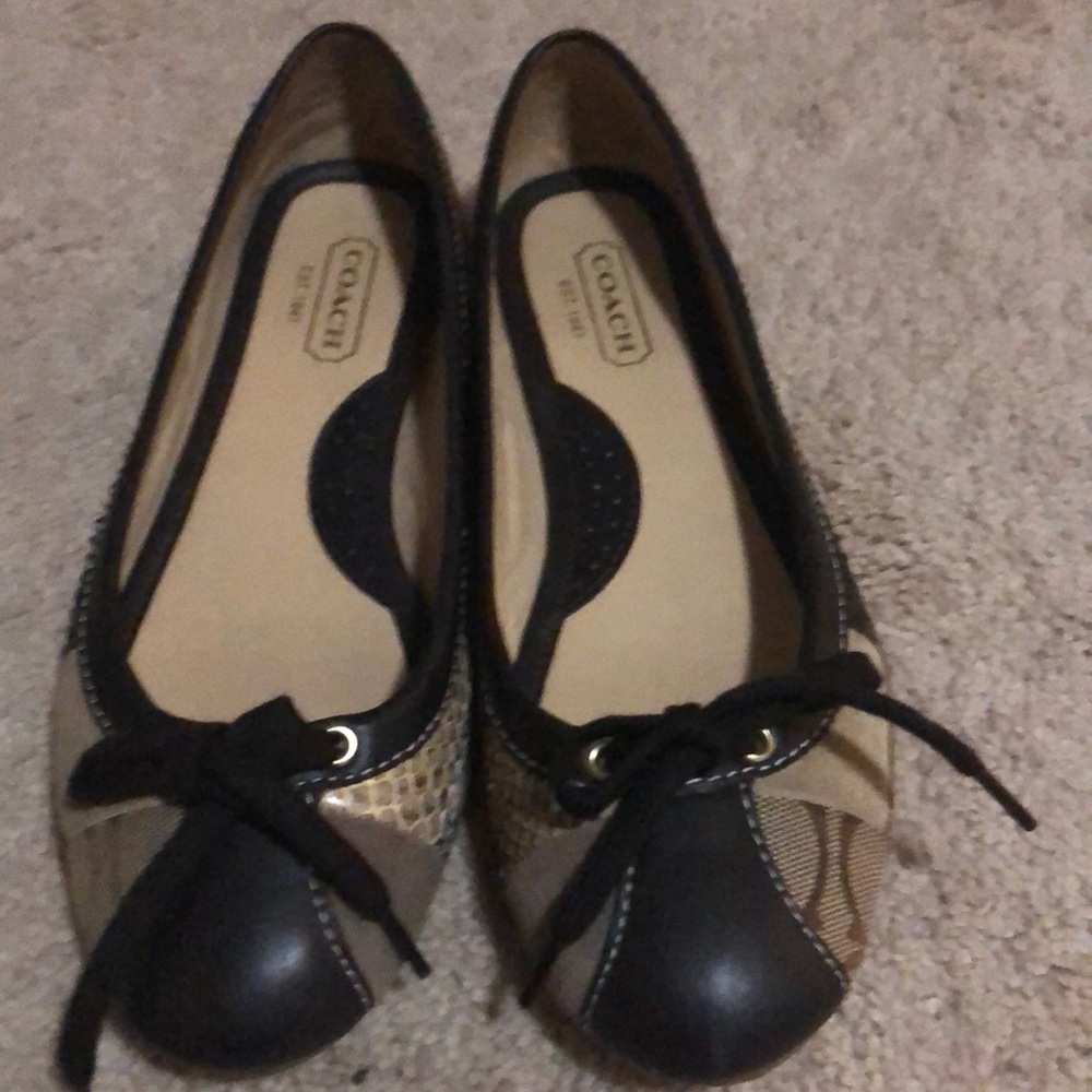 Coach -Joan Patchwork Flats - image 1